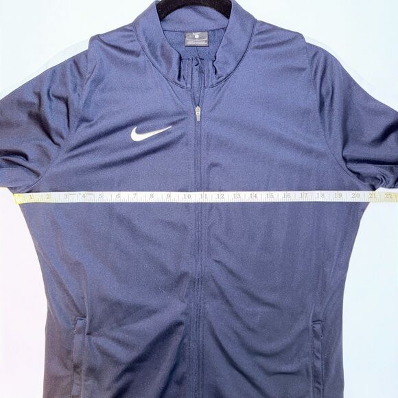 NWT Nike Dri-Fit Navy Blue Zip Up Jacket Lightwght Athletic Performance Womens L - Picture 11 of 16